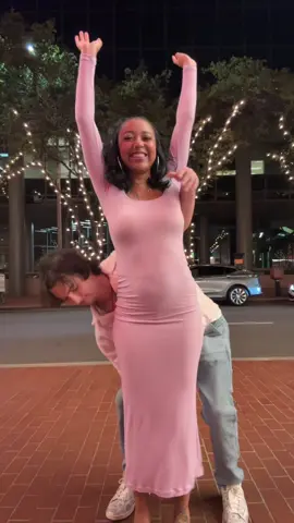 doing this w a dress on is crazy 😭 #fypシ #foryoupag #foryourpage #foryoupage #couple #couplecomedy #couplechallenge #paperplaneschallenge #trend 