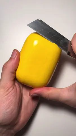 Like butter💛#oddlysatisfying #asmrsounds #soapcutting #satisfyingvideos #asmr #relaxingvideos #fyp #smooth 