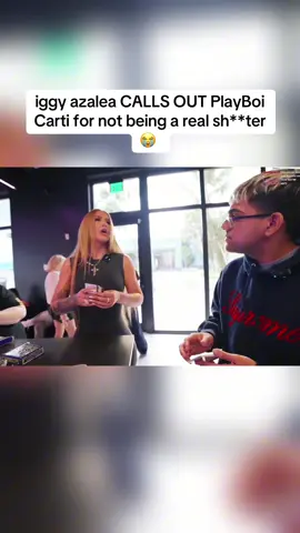 iggy azalea CALLS OUT PlayBoi Carti for not being a real sh**ter 😭  #n3on #neon #iggyazalea #playboycarti #fyp #viral #xyzbca 
