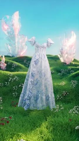 every moment feels like magic in our TRESSA 🩵 WILDFLOWER Collection, now live!  🍃 #finesseusstudios #finesseclothing #dresses 