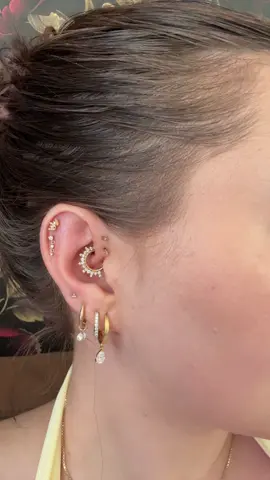 New ear piercings !!