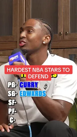 Tyrese Maxey picks the most difficult to guard player in the NBA at every position! #NBA #basketball #sports 