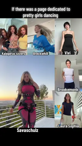 Laura Sophia , Savaschulz , Brookemonk , Kalogeras sisters , Vivi and Breckiehill #dancetiktok #foryou #laura #dancetrend 