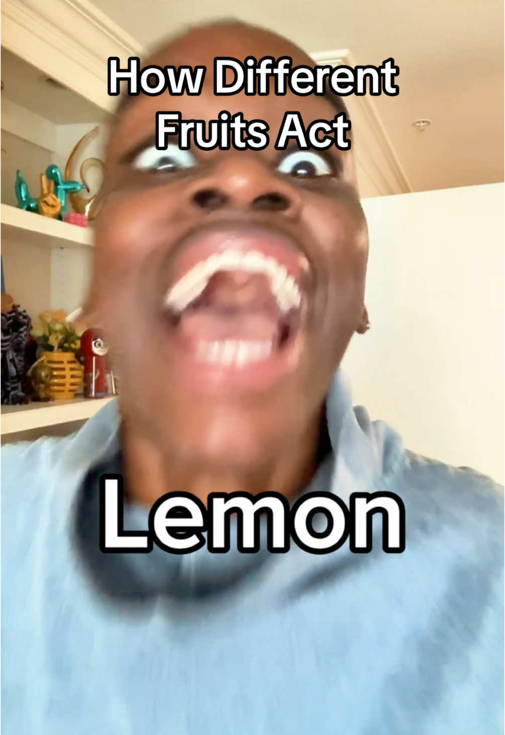 How Different Fruits Act #comedyvideo #comedyskit #fruits #voiceactor #funnyclips 