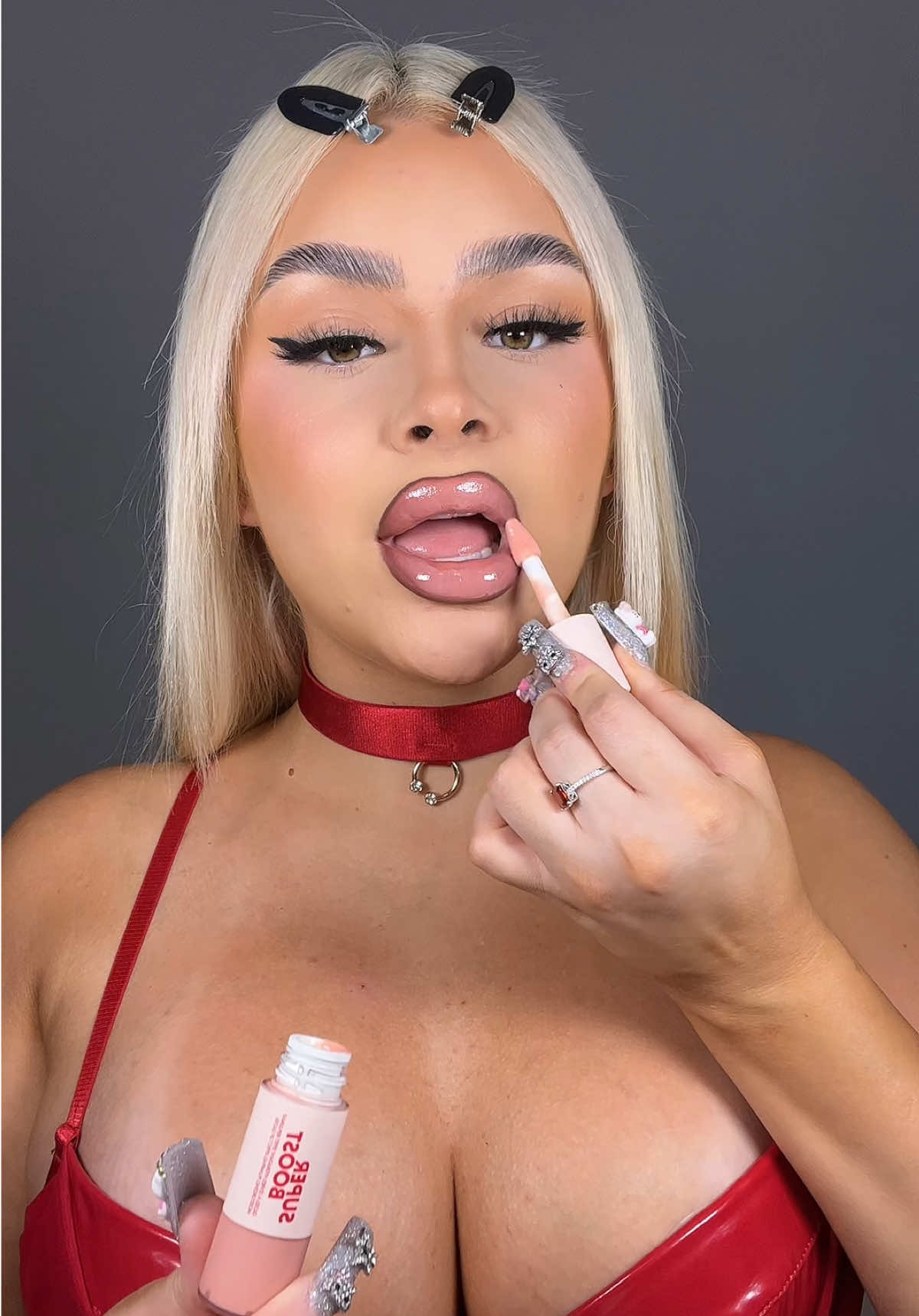 Peach lip combo 🫦