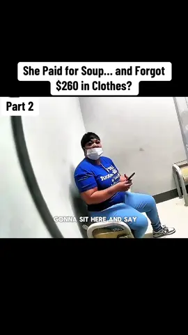 She Paid for Soup… and Forgot $260 in Clothes? #cops #copsoftiktok #law #bodycam #viral #trending 