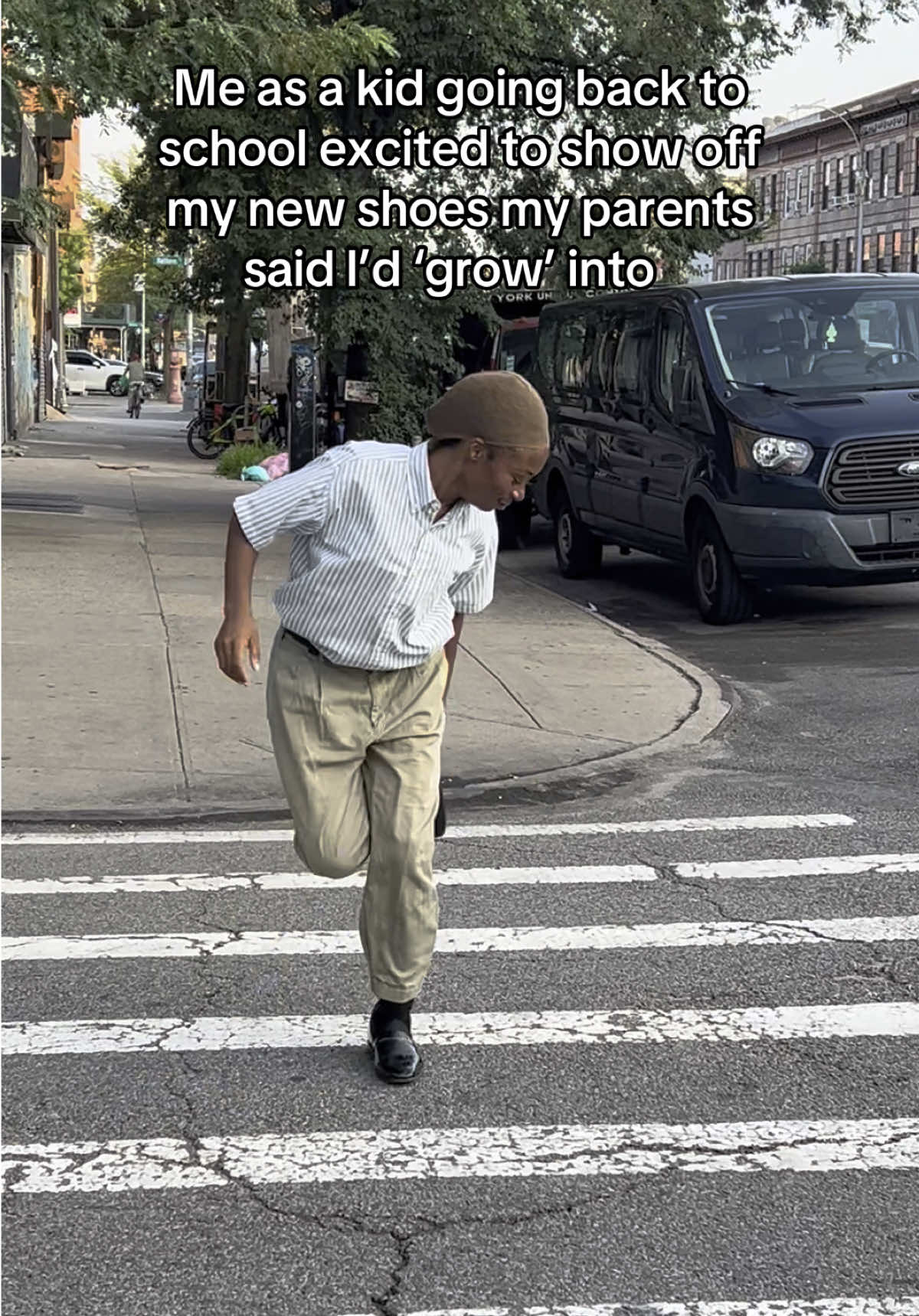 That back to school with new shoes feeling?! When times were simple 😂 #dancing #newshoes #funny #africanuncle #relatable #dancinguncle #backtoschoolhumor #fypシ 