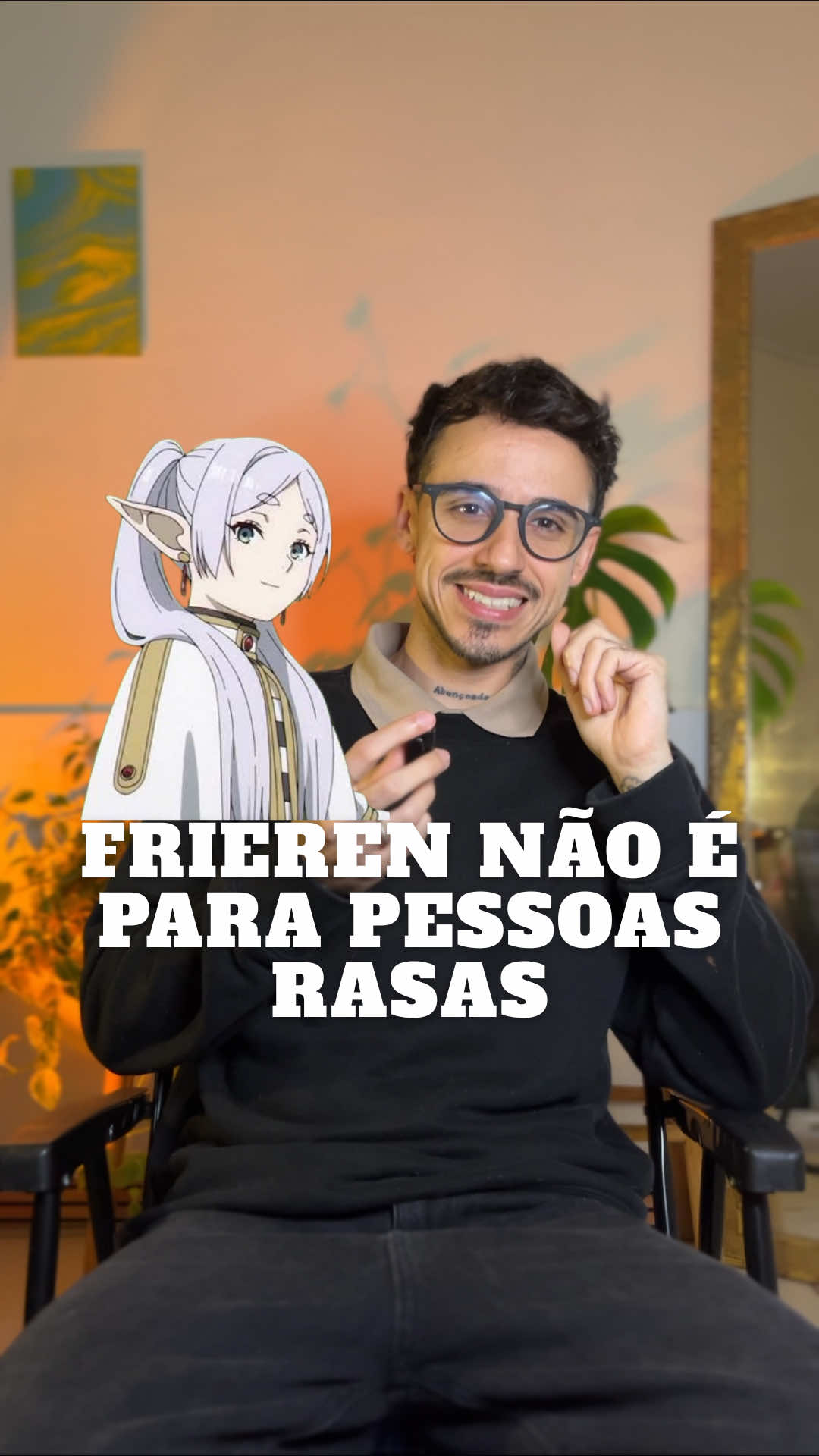 Frieren não é para pessoas rasas! Me indica outro anime? #frieren #frierenbeyondjourneysend #himmel #anime #otaku 