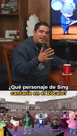 ¿Qué personaje de Sing cantaría en el Zócalo? 🎶 #Podcast #Humor #Sing #Películas @Andrés Vaca @Luis.buchahin 