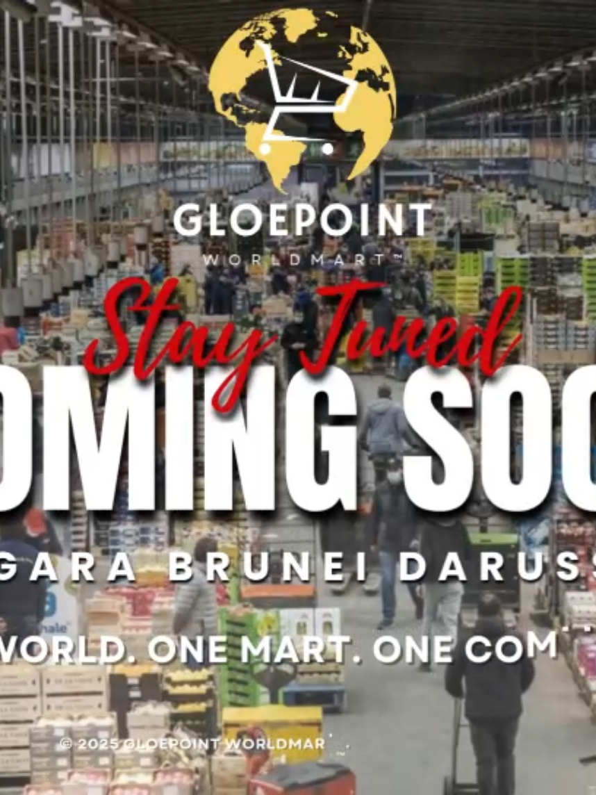 GloEPoint WorldMart – COMING SOON! The Global Wholesale Experience is arriving near you! Get ready for a brand new shopping destination where local meets global — all under one roof! ✅ Variety of local & international products   ✅ Affordable prices for families & resellers   ✅ Perfect for community buyers & home entrepreneurs   ✅ Open for in-store & online purchases   ✅ Member-exclusive rewards & bonuses   ✅ Drive-thru pickup or doorstep delivery   GloEPoint WorldMart — Where the world comes to shop. #GloEPoint #GloEPointWorldMart #ComingSoonBrunei #GlobalToLocal #SmartShopping #OneWorldOneMart #BruneiShopping #brunei #bruneidarussalam #bruneimuara #temburong #tutong #belait #fyp 