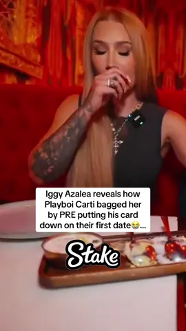 Iggy Azalea reveals how Playboi Carti bagged her by PRE putting his card down on their first date😭… #n3on #iggyazalea #playboycarti 
