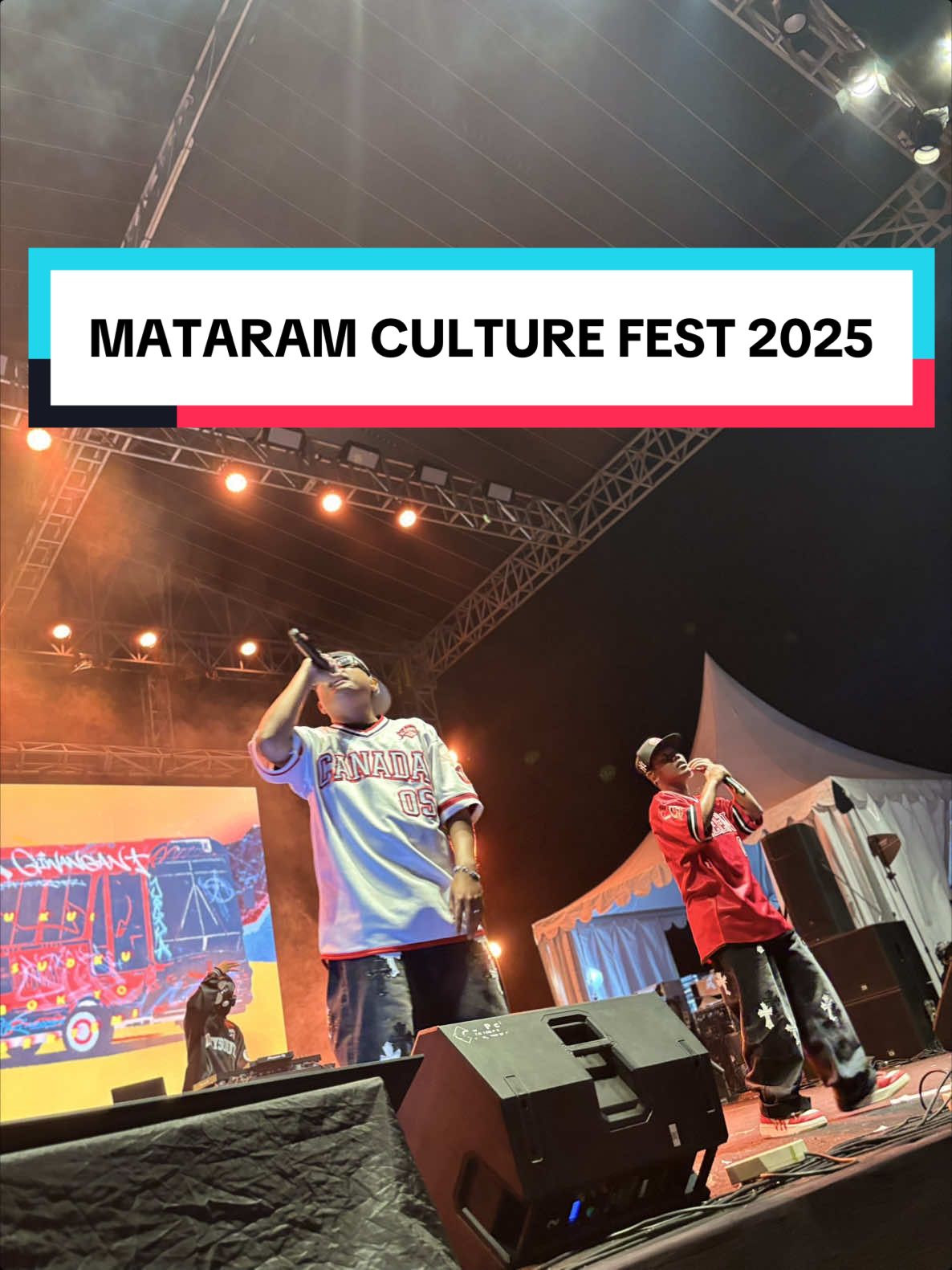 SIAPA YANG DATANG KESINI ❓❓❓@NDX AKA @PJRmicrophone  #mataramculturefest2025 #ndx #ndxaka  