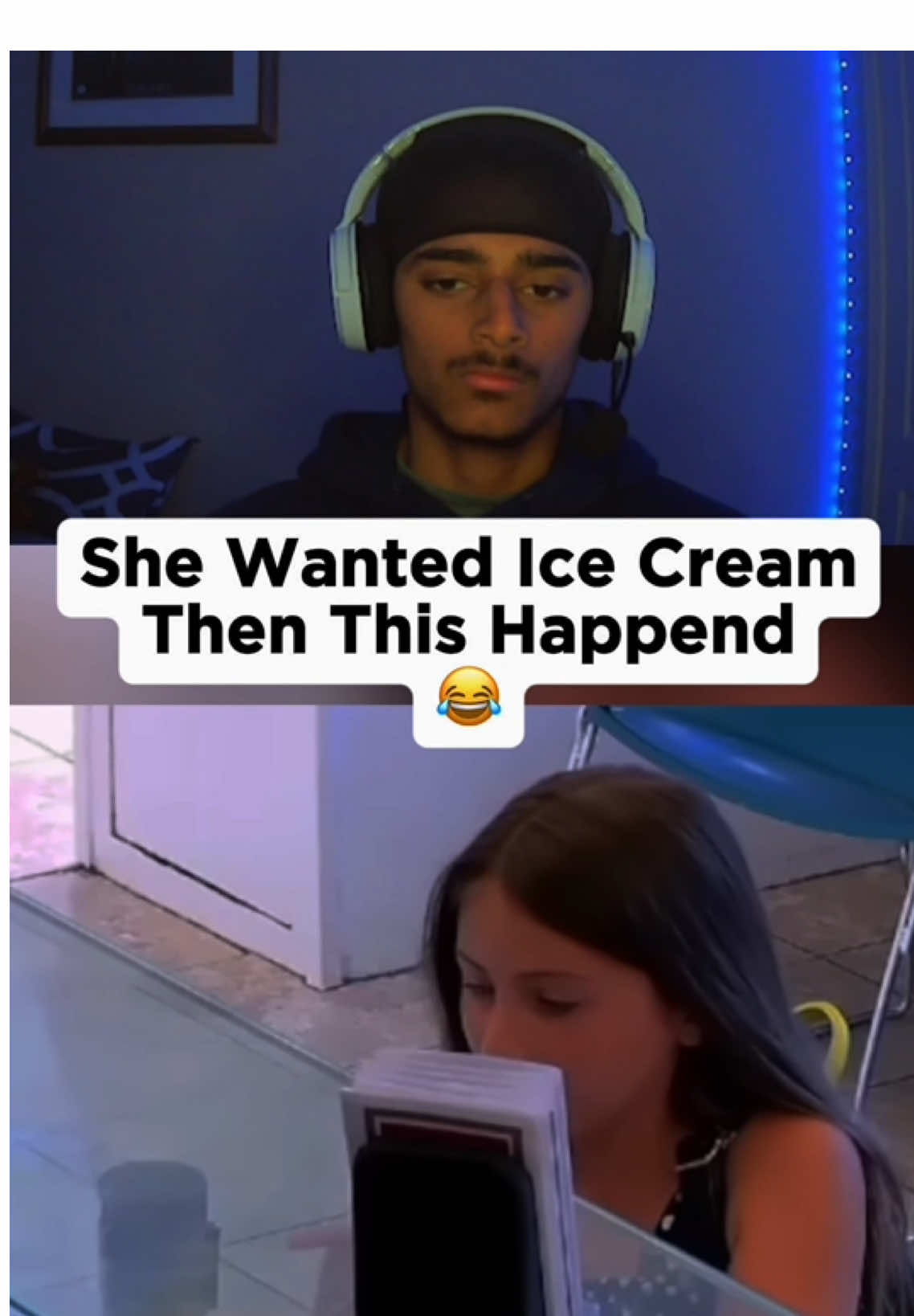 She Wanted Ice Cream Then This Happend😂#funny #memes #fyp #trending #viral 