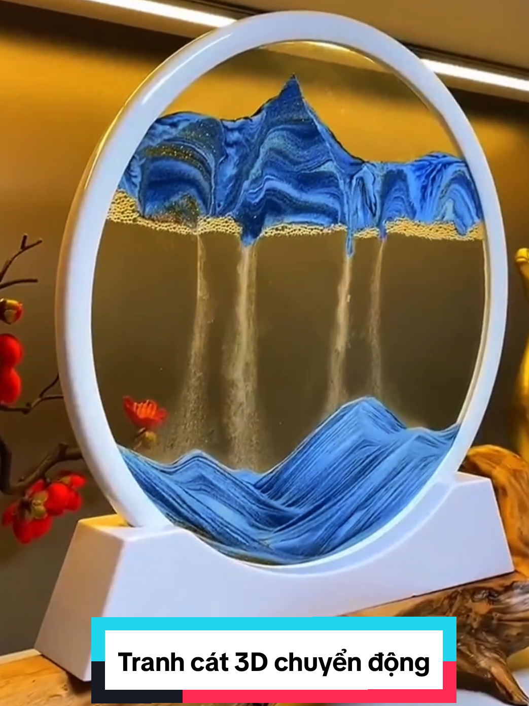 Tranh cát chuyển động 3D với nhiều màu sắc decor trang trí nội thất tiện dụng đa năng #tranhcatchay #tranhcat3d #tranhcat3dchuyendong #tranhcatchay 