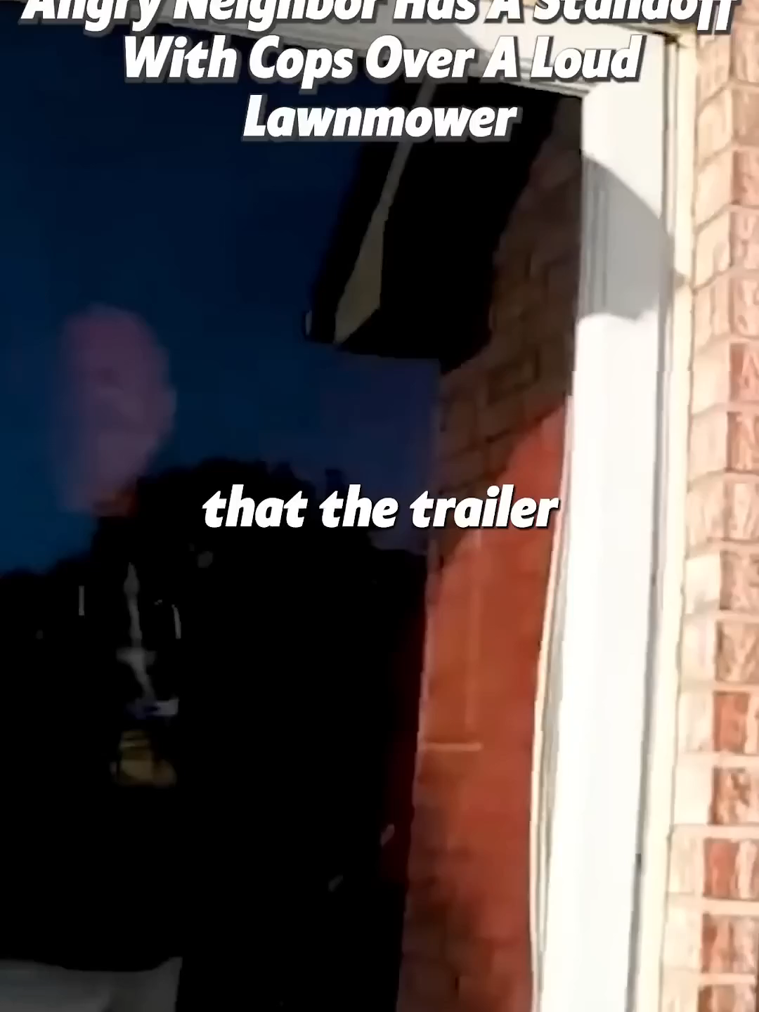 Angry Neighbor Has A Standoff With Cops Over A Loud Lawnmower 2 Full clip on Unspoken Crime Murders