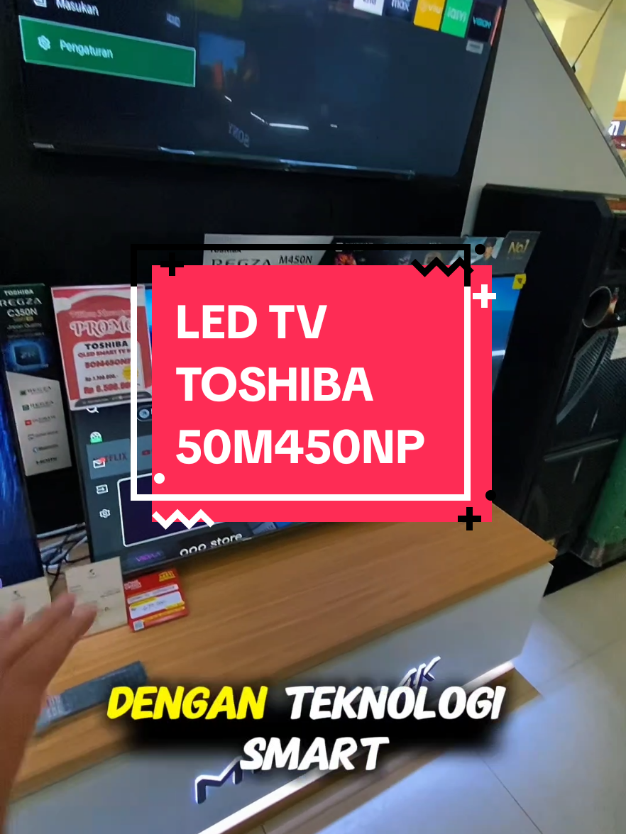 Nikmati pengalaman menonton luar biasa dengan Toshiba 50M450NP! TV 50 inch berteknologi QLED 4K ini hadir dengan Google TV, Dolby Vision & Dolby Atmos yang bikin nonton makin hidup! Tampilan jernih, suara menggelegar, dan desain elegan siap menyempurnakan ruang tamu Anda. 🎬 Cocok untuk film, game, dan streaming favorit Anda! ✨ #TVPintar dengan performa maksimal dan tampilan premium. #Toshiba50M450NP #TVToshiba #QLEDTV #GoogleTV #DolbyVision #DolbyAtmos 