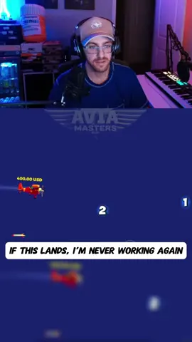 If this lands, I’m never working again !!#aviamasters #plane #boss 