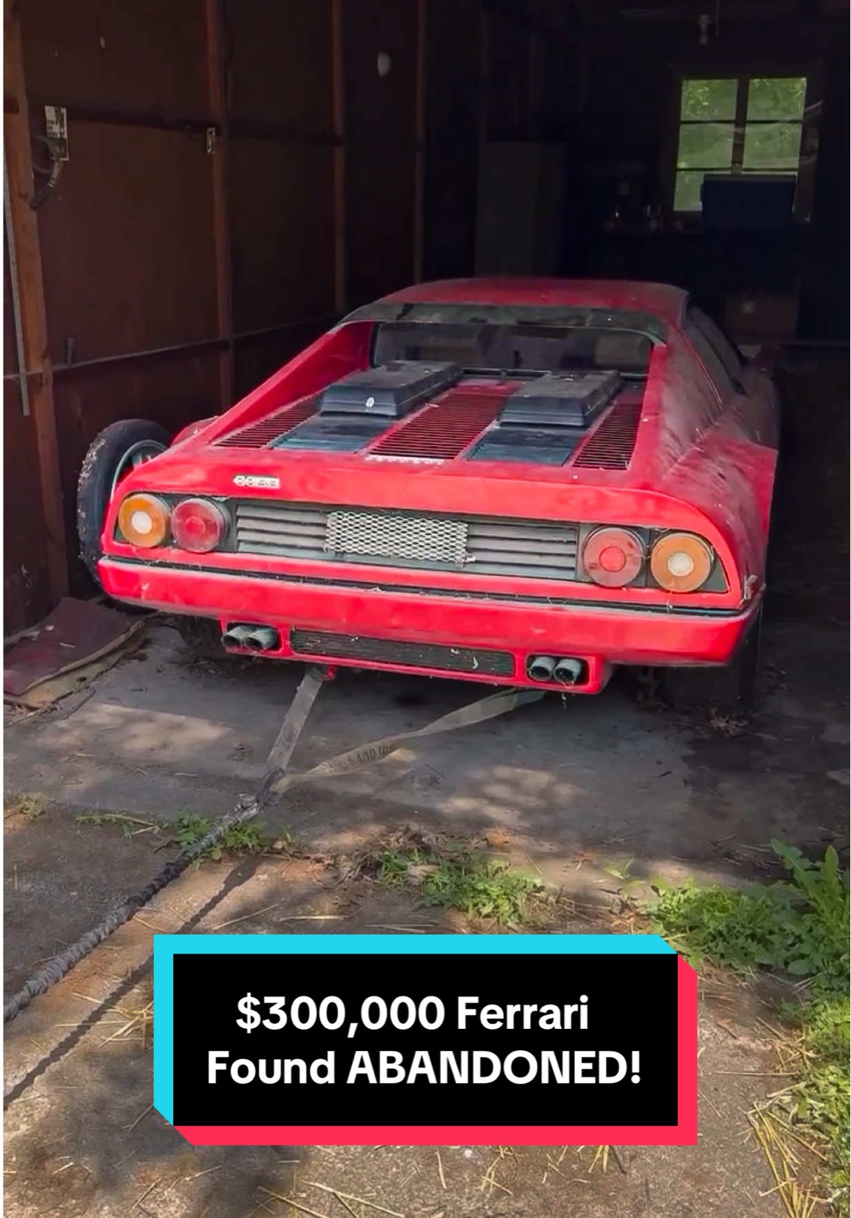 $300,000 Ferrari 512bb Found ABANDONED After 28 Years! #wddetailing #detailing #carwash #fyp #carcleaning 