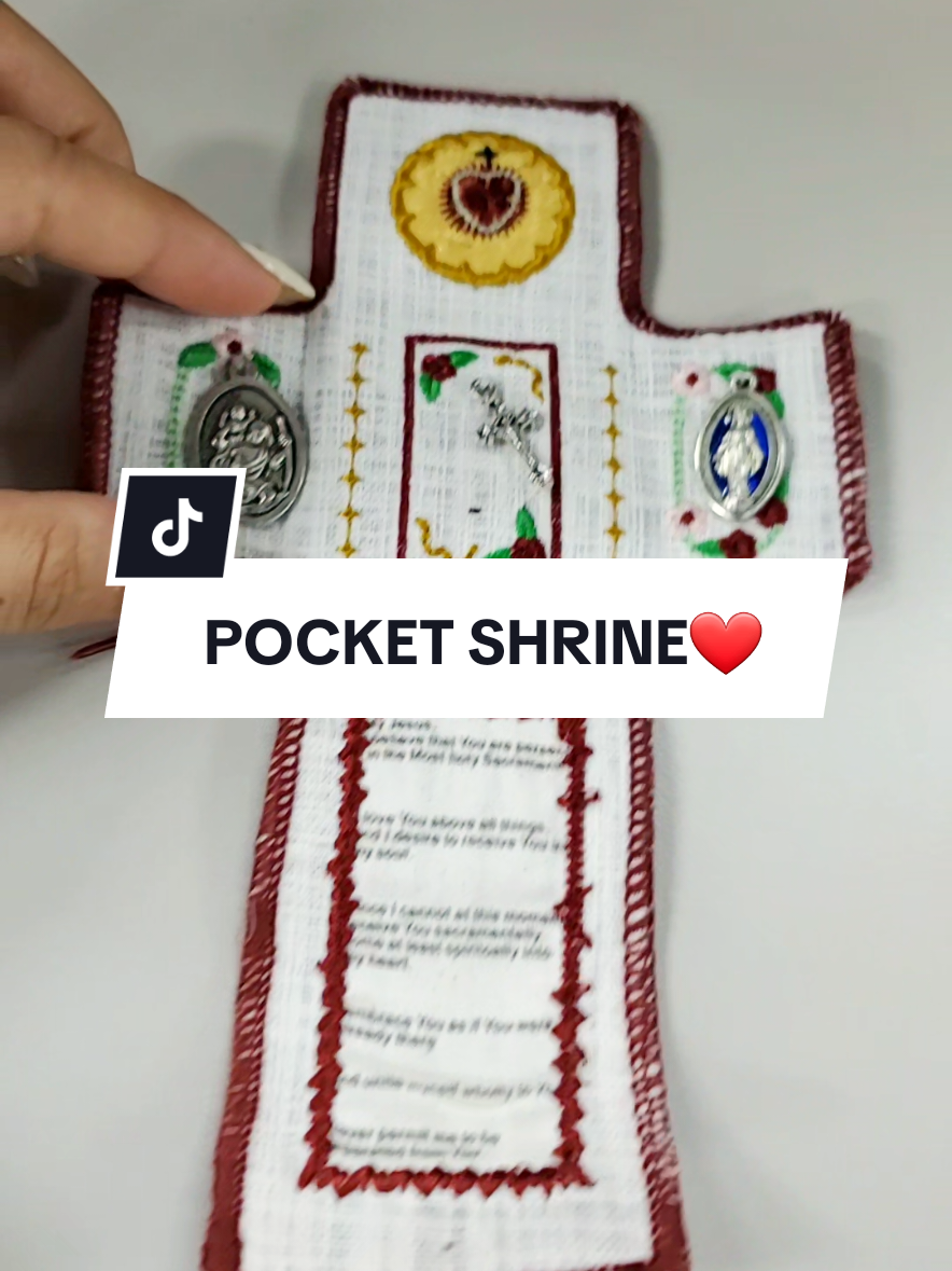 If you've been needing a sign... maybe this is it ✝️🙏❤️ (linked here #pocketaltar #pocketshrine #pocketchapel #catholicism #catholic #laborday  #tiktokshopbacktoschool 