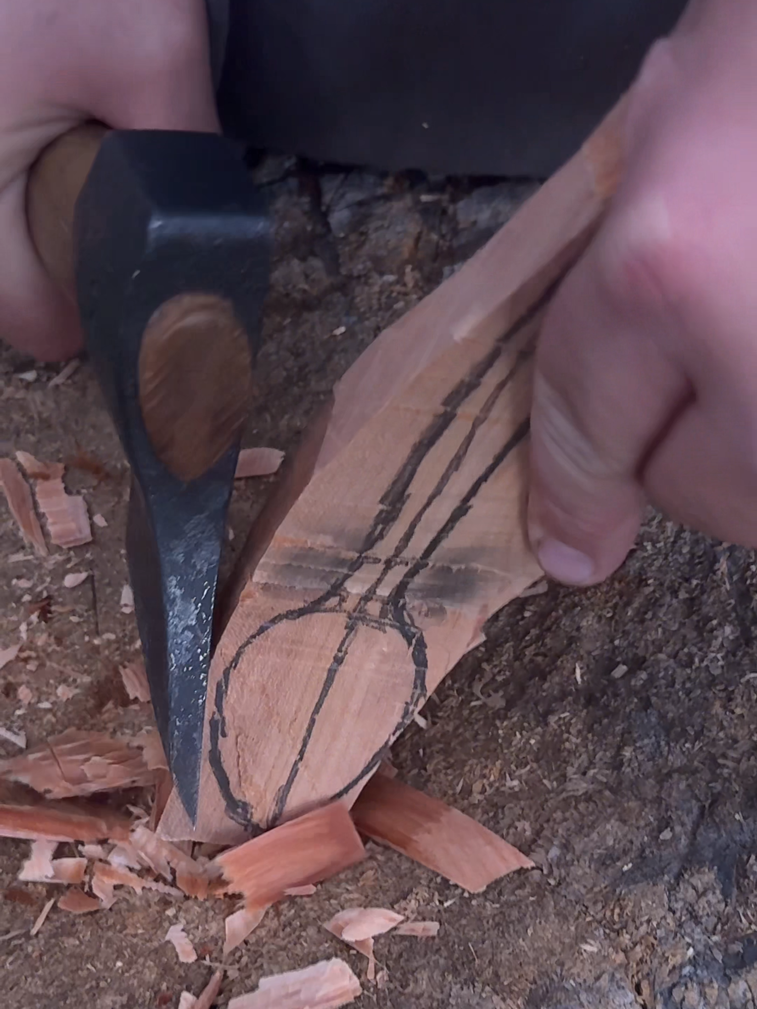 Spooning is fun, as long as you're not afraid of the wood. #spooncarving #asmr #bushcraft