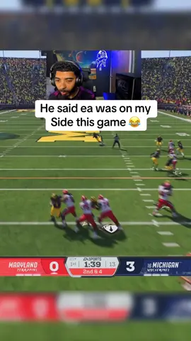 He was making excuses 😂#cfb26 #CollegeFootball #collegefootball26 #ncaa26 #fyp #gaming 
