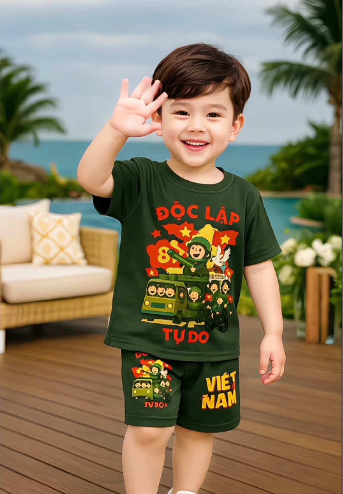 Combo 4 Bộ Trend Yêu Nước – Bé Mặc Vào Cưng Hết Nấc! 🇻🇳  @Tiểu Anh Anh  @Tiểu Anh Anh  @Tiểu Anh Anh #ĐồBéYêuNước #Combo4Bộ146k #ThunLạnhMềmMát #ThờiTrangChoBé #TrendYêuNước