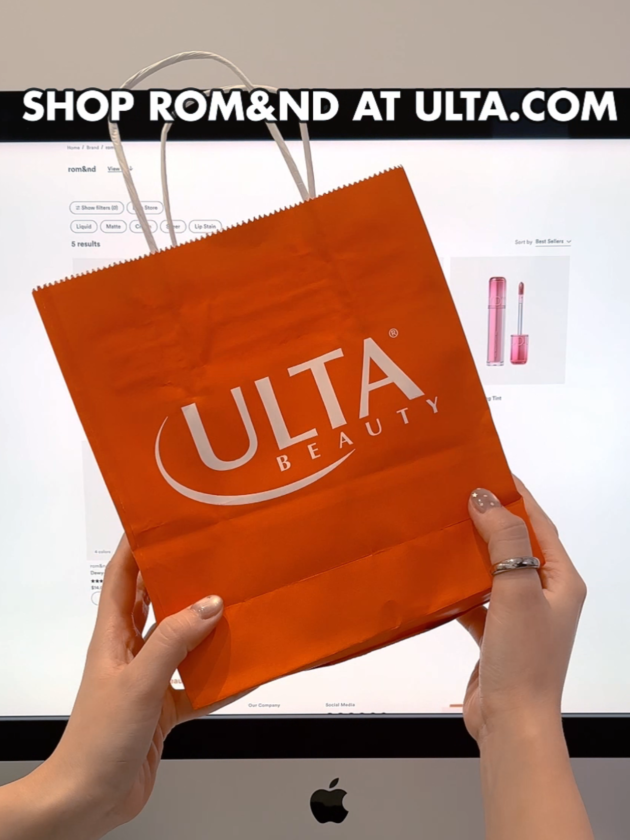 🔊 THE WAIT IS OVER!! rom&nd is FINALLY at @Ulta Beauty  🧡 shop now at ulta.com & grab your free gifts! rom&nd's new arrivals - the juicy lasting tint, juicy roll cheeks just dropped 🍒🍓 plus besties like glasting melting balm, dewyful water tint and blur fudge tint 💄💋 AND every order comes with a tiny cute keychain only at ulta.com 🎁 #romand #ULTABeauty #KBeautyAtULTA #grandlaunch #kbeauty #fyp 