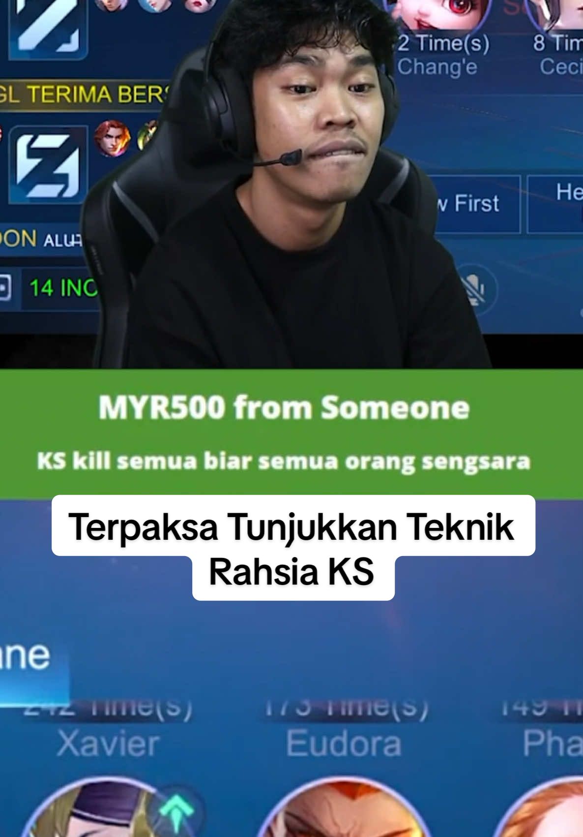 Terpaksa Tunjukkan Teknik Rahsia KS #MobileLegendsBangBang #mobilelegends #mlbb #mlbbhighlights 