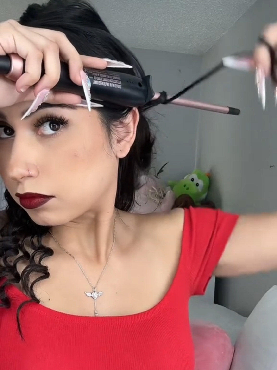 ¡Ondas MICRO perfectas en solo 5 minutos!@wavytalk_mx ✨ #Wavytalk #Rizos