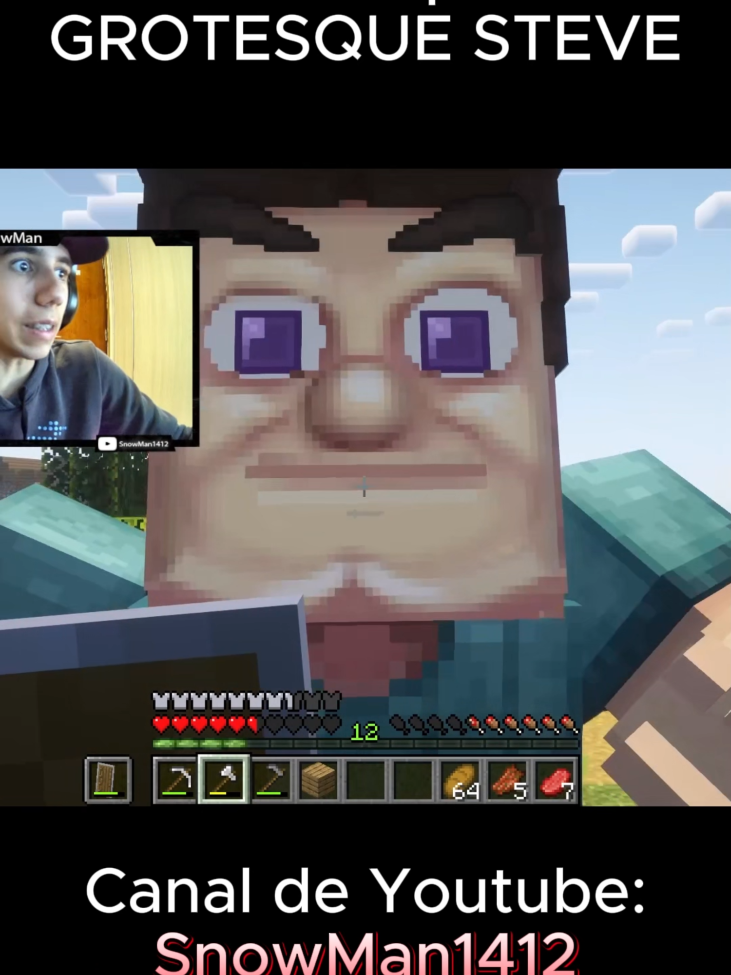Domestique a Grotesque Steve... #Minecraft #grotesquesteve #fyp #viral #paratiiiiiiiiiiiiiiiiiiiiiiiiiiiiiii #minecraftbuilding #minecrafter