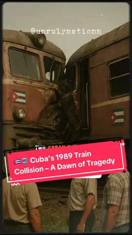 🇨🇺🚆 Cuba’s 1989 Train Collision – A Dawn of Tragedy 📊 Poll: Should Cuba publicly memorialize victims of historic national tragedies like this? • Yes – they deserve remembrance • No – move forward, not back • Only if families request it • I never knew this happened #caribbean #african #History #culture #cuba #trainaccident #colon #trinitiktoks #fyp #cubanheritage #1989disaster #railhistory #caribbeantragedies