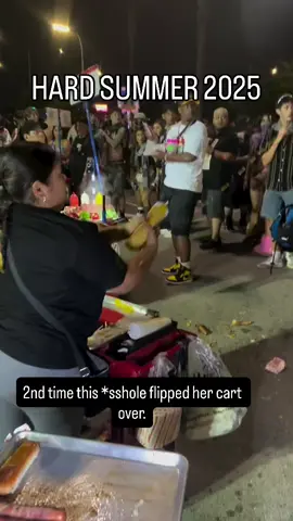 what did the hot dog lady do?! leave her alone broooo  #HardSummer #HSMF2025 #HSMF #hotdog