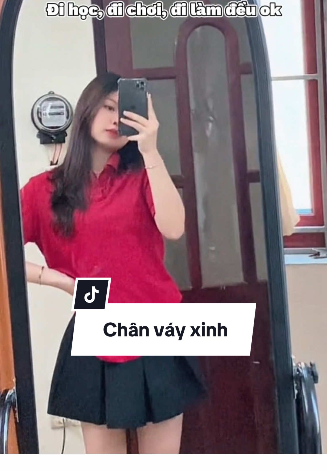 Chân váy xếp ly xinh cho các bà phối đồ nè #xuhuong #fyp #trending #thoitrang #chanvay 