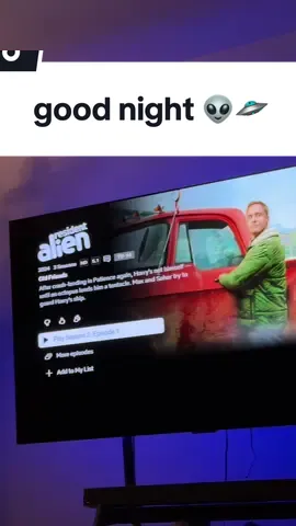 it’s gonna be a good good night 😘 Season 2 Resident Alien 👽 NOW @Netflix @SYFY 
