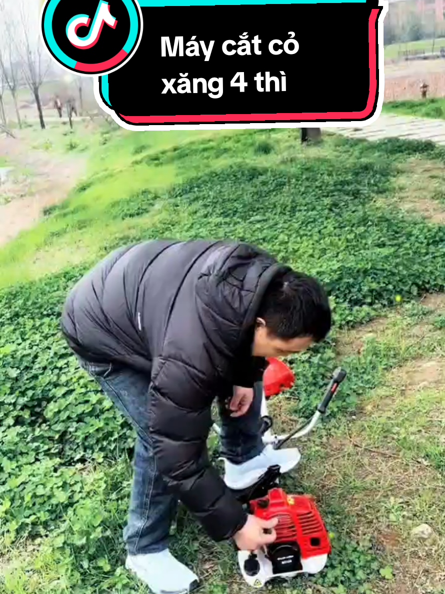 Máy cắt cỏ xăng 4 thì tiết kiệm nhiên liệu #xuhuong#viral #trending #maycatco #maycatcoxang 