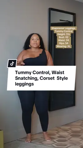 Compression and tummy control 10 out of 10. Lots of back support if you want to wear them to the gym. They are going to snatch your waist and hold you in. Such great quality. You need atleast one pair.  #fitwithcurves #tummycontrolleggings #shapellx #fitandcurvy #corsetleggings #shapewear #shapewearleggings #fitandcurvy #curvygirlleggings 