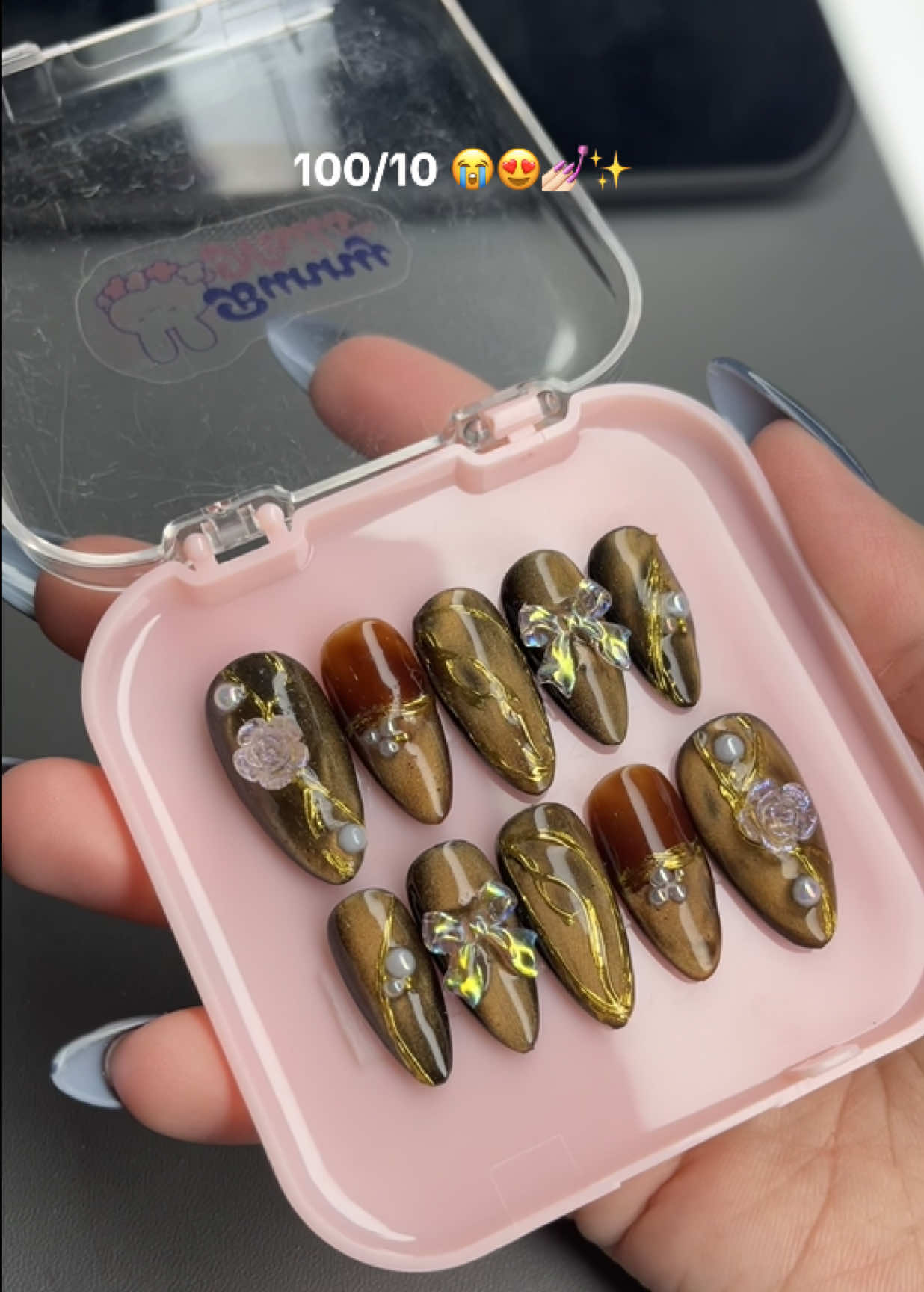 Mewah banget 🥹😭 #pressonnails #kukupalsu #nails #promoguncang88 #gajiansale   