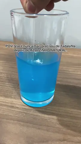 Nunca mais fui triste, depois de conhecer esse pozinho 🙌🏻 #azulzinho #tadalafila #durazul #libido #fyp 