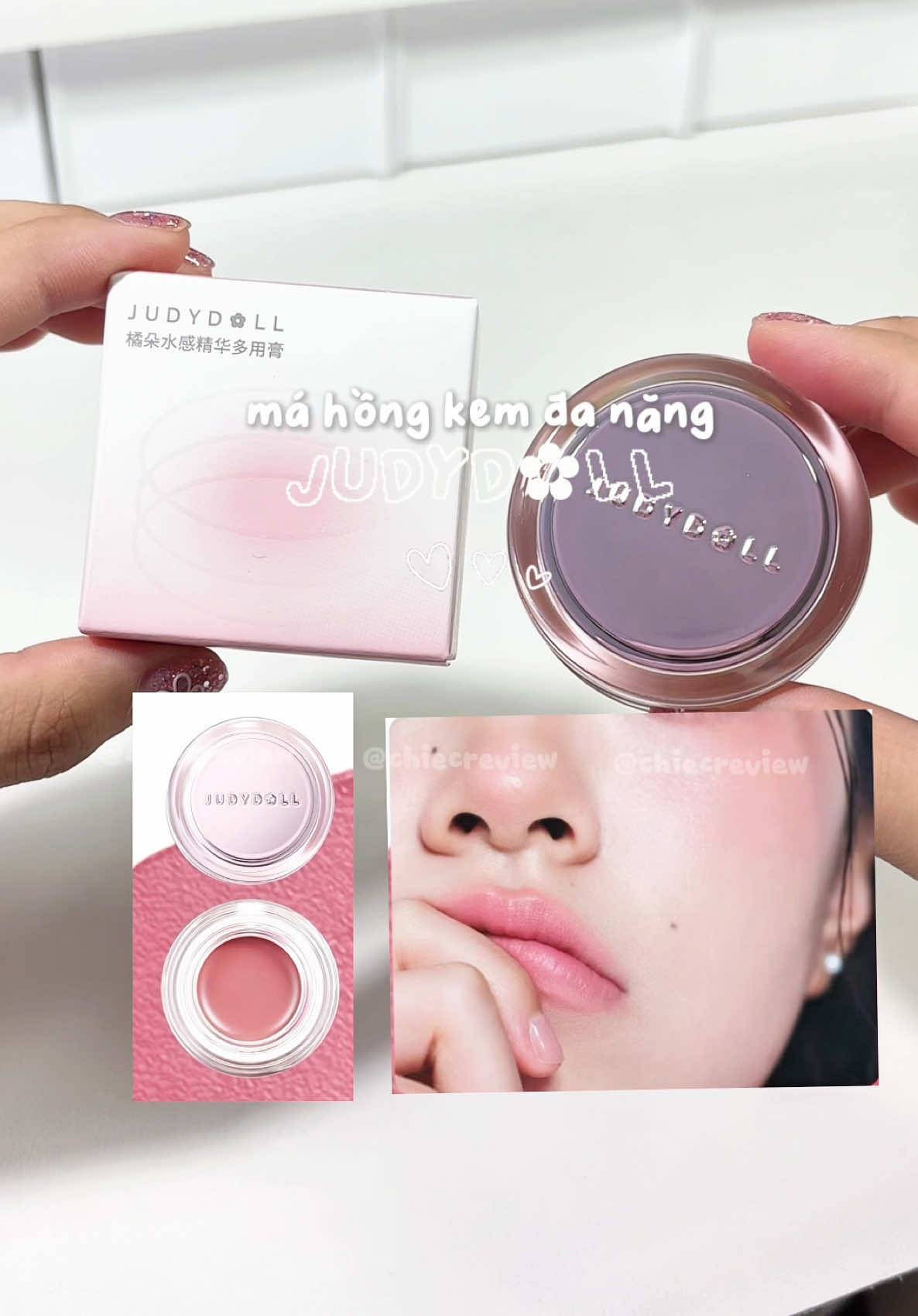 Má kem đa năng Judydoll xinh cá 💓✨  #judydoll #cbeauty #douyin #makeup #blush #BeautyTok #chiecreview #beautylovers #yoyo #reviewlamdep #goclamdep #judydollvn #mahong #mahongdanang #mahongkem 