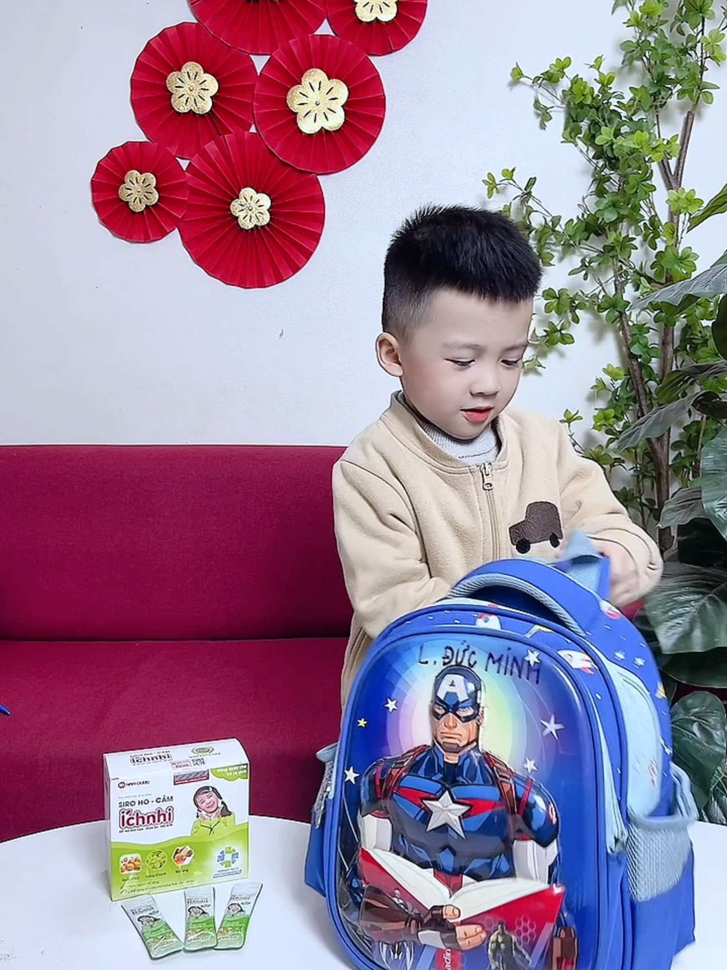 Bé bị ho, đờm, sổ mũi thì dùng gì cho hiệu quả và tiện lợi các mẹ nhỉ #ichnhi #hocamichnhi #thuongcon