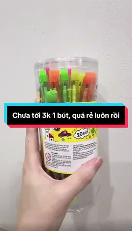 Lon 20 Bút chì khúc Thiên Long - Bút chì thay ngòi màu đậm, hoa tiết dê thương, có gôm trên năp, an toàn #butchikhuc #butchikim #but #butchithienlong #fouryou 
