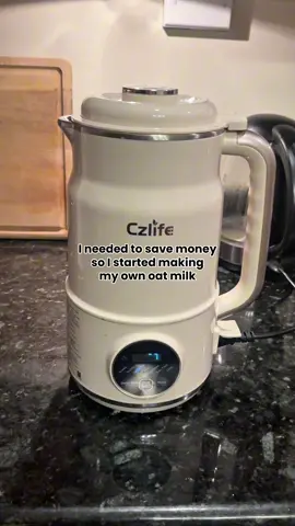 So far I’m loving this oat milk maker! #oatmilk #DIY #fyp 