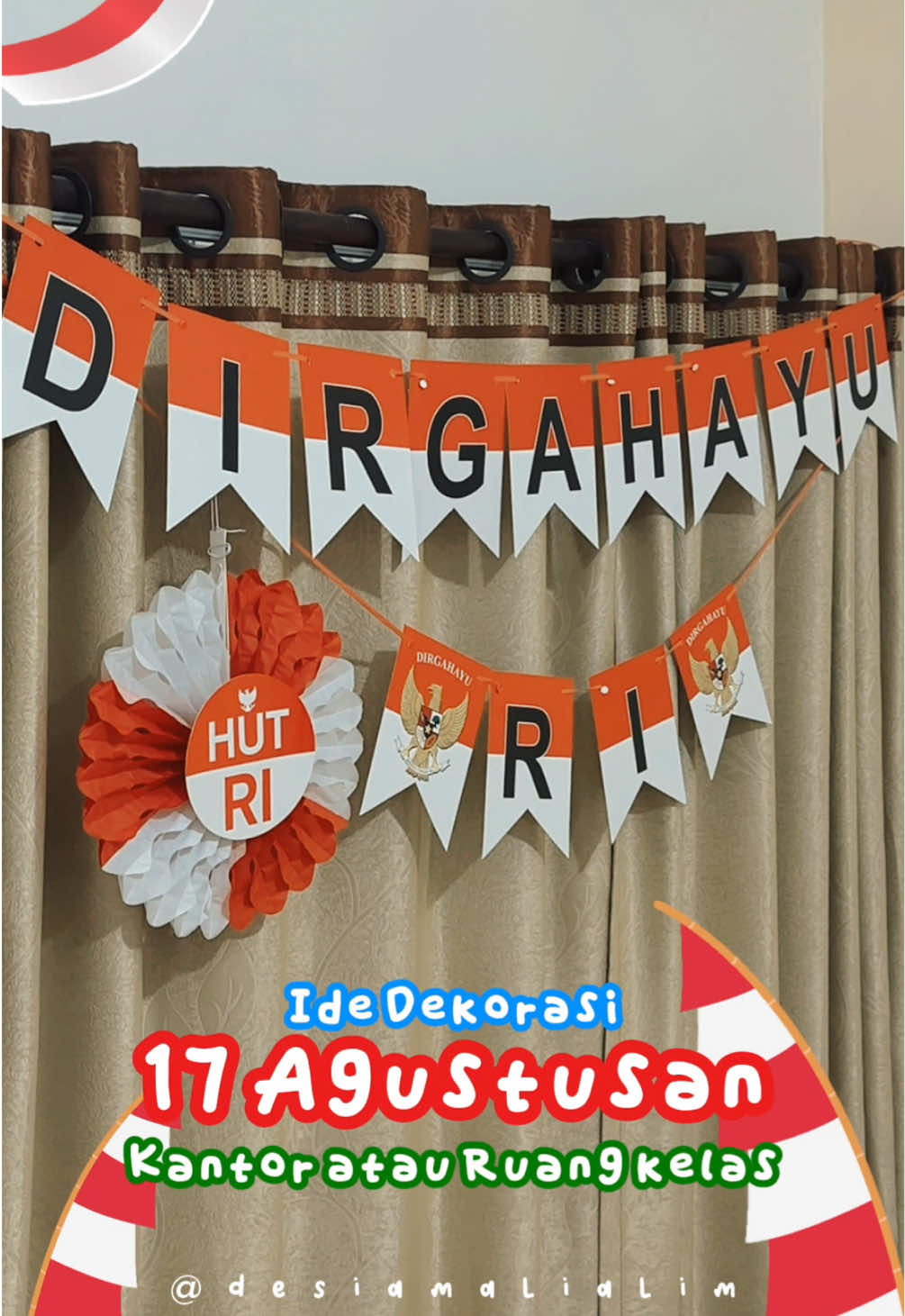 #buntingflag #buntingflagdirgahayu #benderamerahputih #17agustus #merdekagayakita #fyp #trending #bendera #dekorasi17agustus #dekor17agustus #idedekorasi 