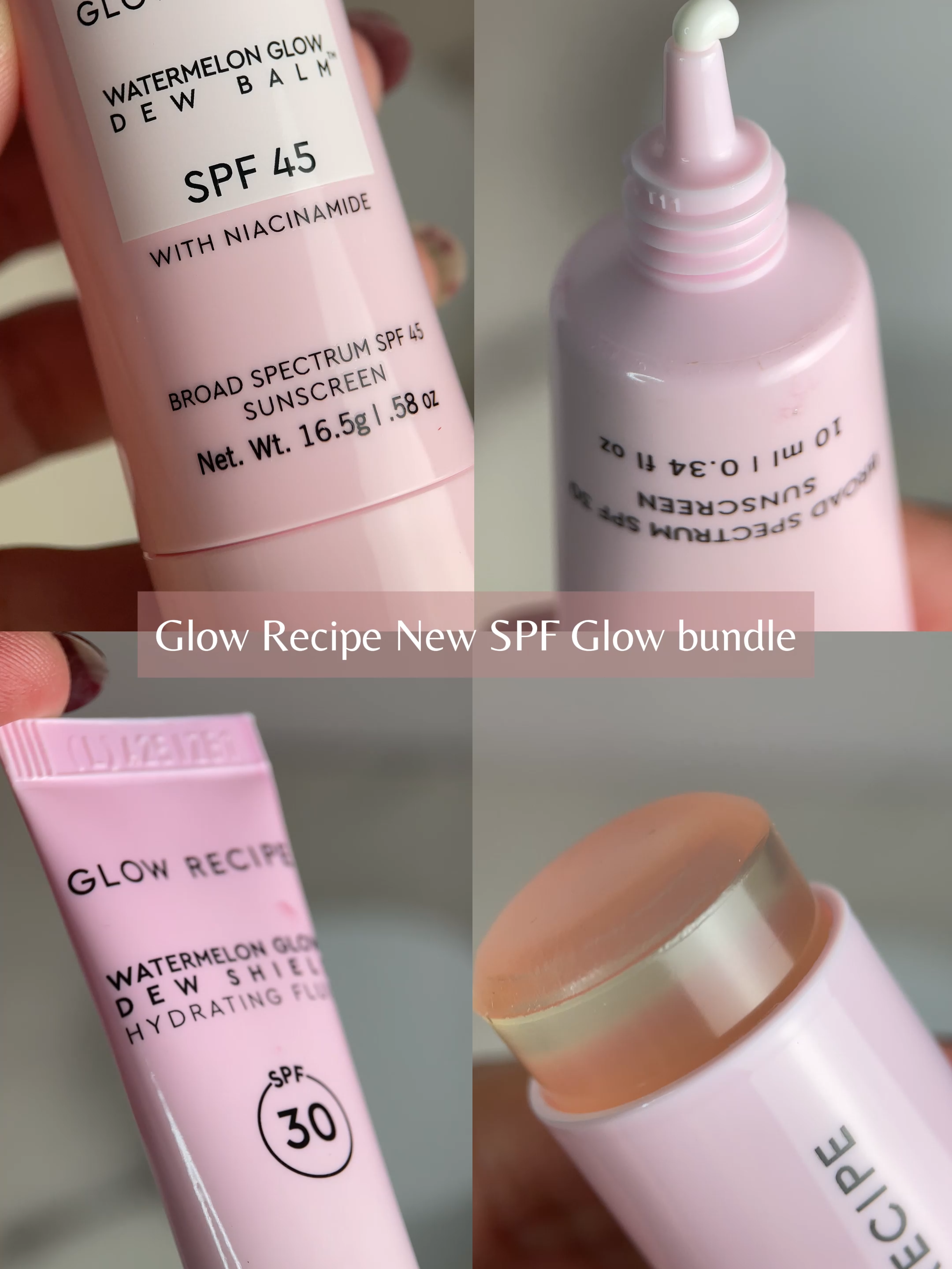 🍉 New @glowrecipe SPF Glow bundle. Hydration, glow, and SPF — all in one 💦✨ No white cast, no stickiness, just juicy glassy skin 🍉 And it smells like fresh watermelon 😍 | 🍉 Nuevo set SPF Glow de #glowrecipe. Hidratación, brillo y protector solar, todo en uno 💦✨ Sin manchas blancas, no es pegajosa, te deja la piel hidratada y luminosa tipo glass skin 🍉 Y huele a melón 😍 #ladelentes #parati #glowrecipewatermelonglow #spf45 #glowrecipespf #glowrecipeproducts #tiktokshopcreatorpicks #dealsforyoudays #nowhitecastspf #fyp