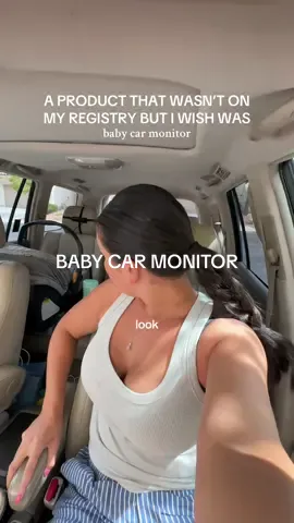 Products I Wish I had on my Registry ~ Part 1: Baby Car Monitor… seriously a game changer & a random item that you wouldn’t think of! But it’s literally the same price as the mirrors, but I think the value is so much better for one of these car monitors!! 