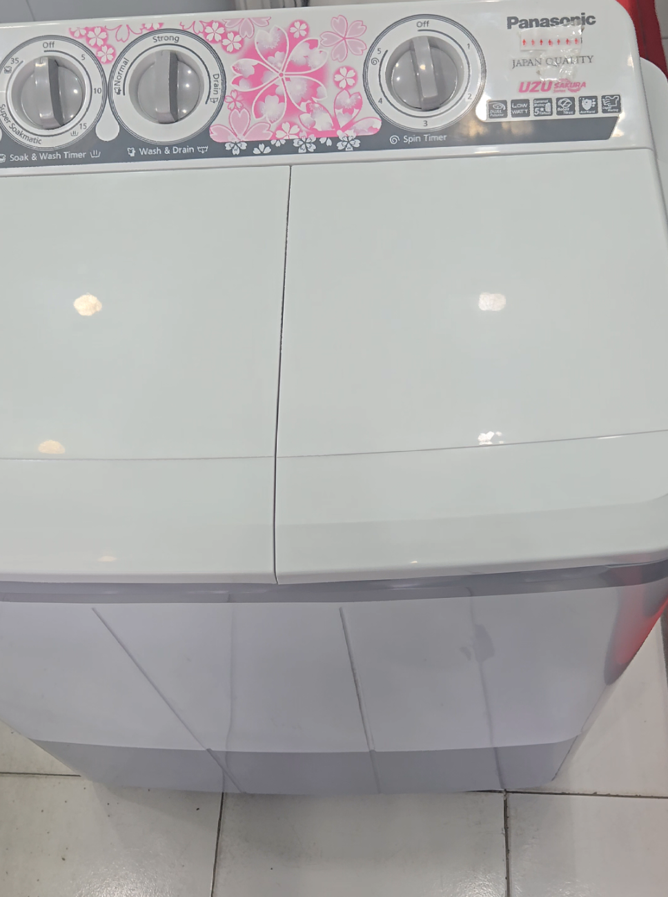Mesin Cuci Panasonic NA-W76BBZ Kapasitas 7Kg  cocok buat keluarga muda  hemat Listrik Garansi 5Tahun @idpanasonic  #mesincuci #panasonic #murah #cekoutsekarang #guncang88 #gajiansale 