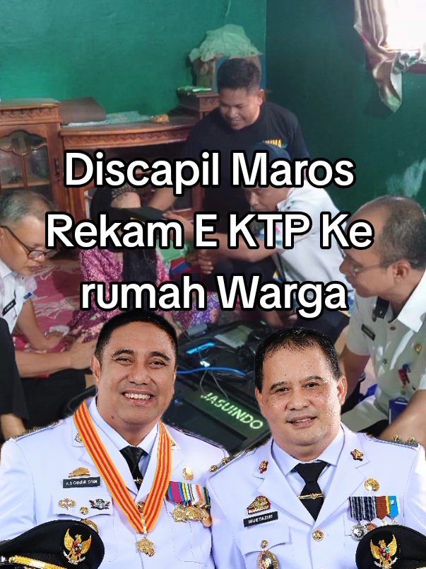 Alhamdulillah kita terus berkomitmen mendekatkan pelayanan ke Masyarakat #inklusi #berkeadilan #disdukcapil #pelayananpublik #chaidirsyam #bupatimaros #Countryroad 
