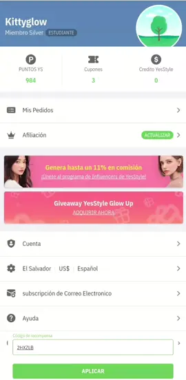 ¡APROVECHEN LOS PRODUCTOS DEL GIVEAWAY YESSTYLE GLOW UP! Pueden escoger solamente un producto (gratis), pero necesitan una compra mínima de $29 (sin incluir gastos de envío) y cuando ya tengan el producto solo deben escribir una reseña. #yesstyle #pielsana #kbeauty #koreanskincare #skincare #pielbonita #fyp #foryoupage #skincaretips #yesstyleinfluencers 