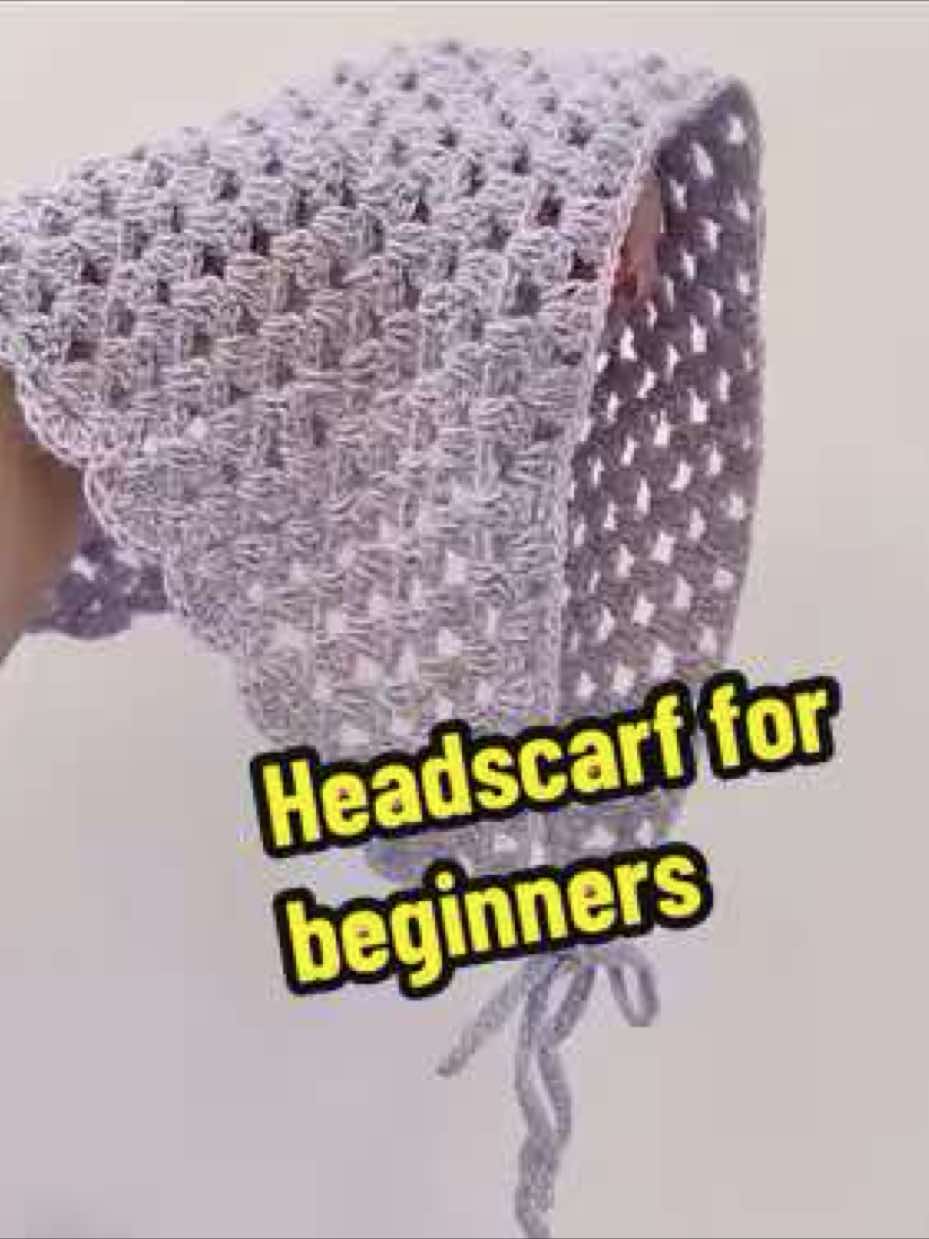 Crochet this easy and beginner-friendly headscarf with me! 💖 Perfect for daily wear, gifts, or your handmade shop. No stress, just simple stitches! #creatorsearchinsights #CrochetHeadscarf #CrochetTutorial #BeginnerCrochet #HandmadeStyle #DIYFashion #CrochetAccessories #HeadscarfStyle #CraftTok #CrochetForBeginners #TikTokCrochet #MadeWithLove #CrochetLife #CrochetInspo