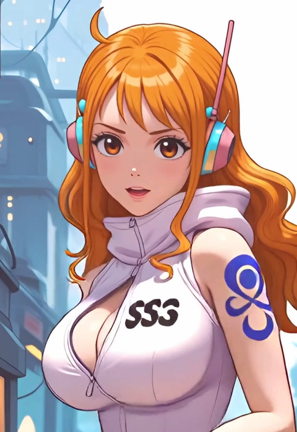Our beloved navigator 😍 #nami #onepiece #anime #cartoon 